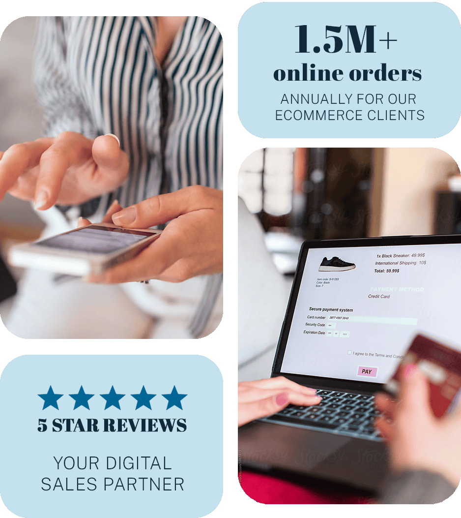 High-quality digital marketing services for ecommerce and online sales success.