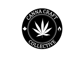 Cannabis craft logo with leaf icon, designed for premium cannabis branding and dispensary marketing. Perfect for cannabis companies or collectives emphasizing quality and craft products.